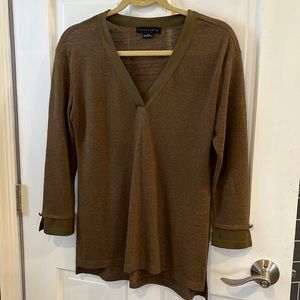 Sanctuary olive green blouse size small.